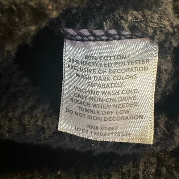 State of Mine NC Tar Heel Camouflage Center Embroidered Black Hoodie Size L - Picture 6 of 8